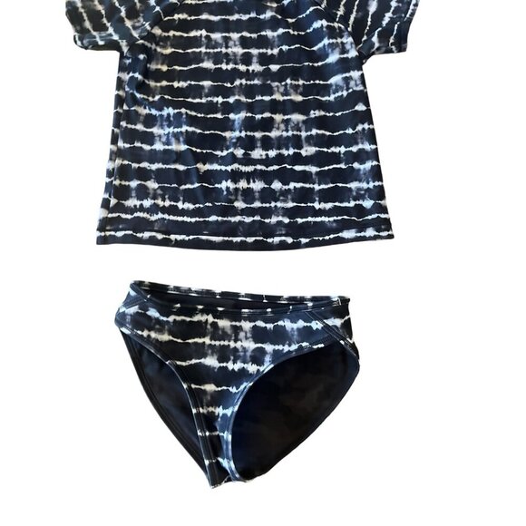NWOT Athleta Girl Short Sleeve Rashguard Swimsuit Set XS / 6 - Picture 7 of 12